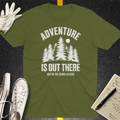 Crows Before Bros T-shirt - Military Green