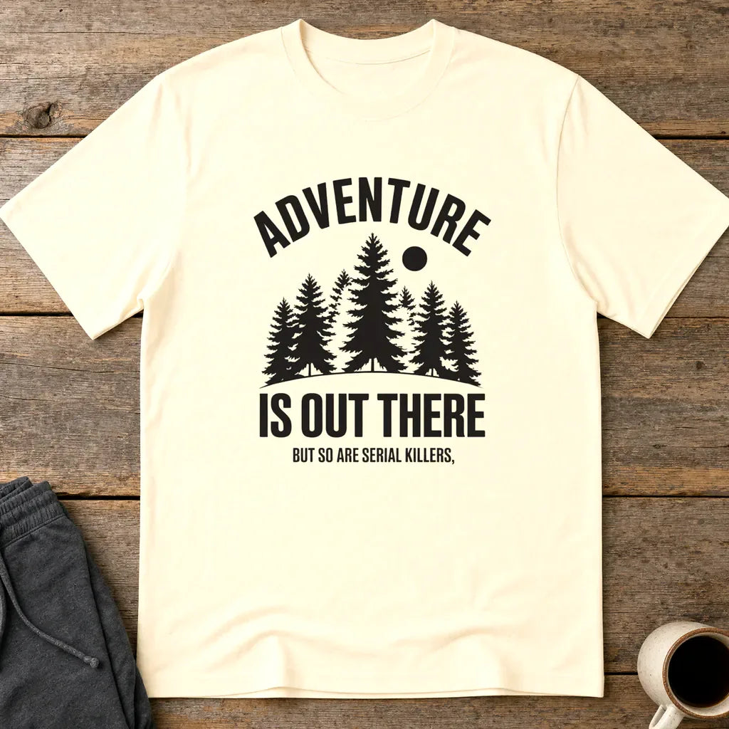 Adventure & Serial Killers T-Shirt - Natural