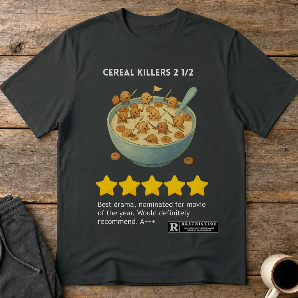 Cereal Warfare T-Shirt - Black