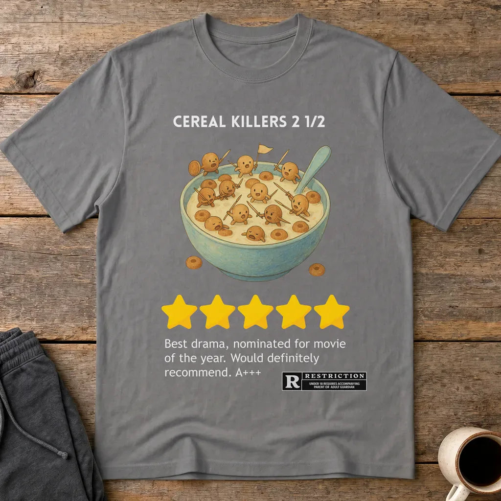 Cereal Warfare T-Shirt - Charcoal