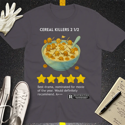 Crows Before Bros T-shirt - Charcoal