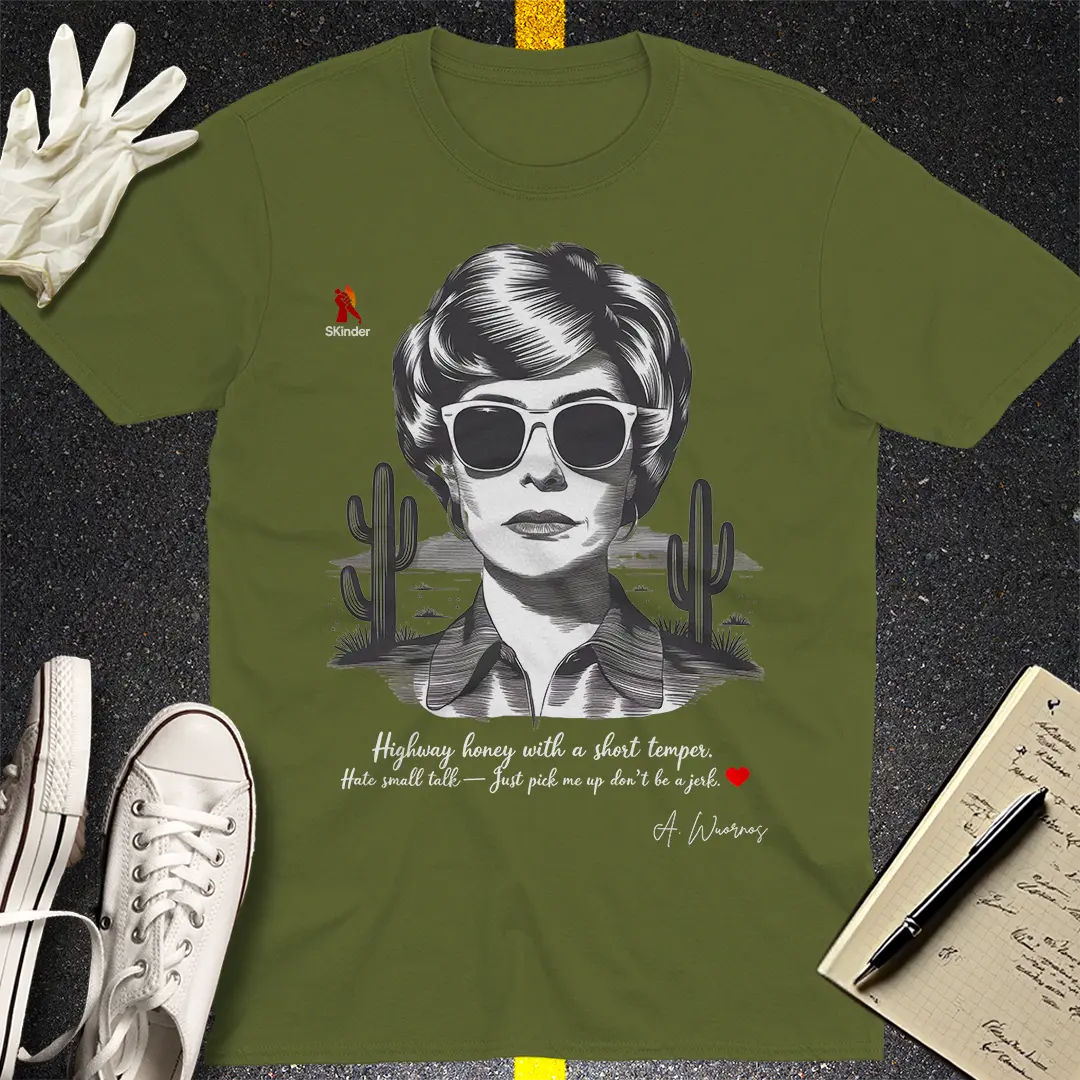 Crows Before Bros T-shirt - Military Green