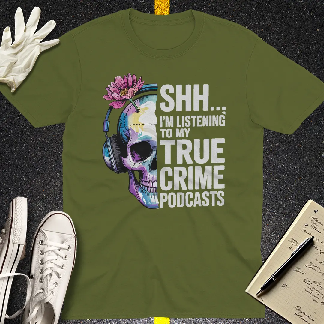 Crows Before Bros T-shirt - Military Green