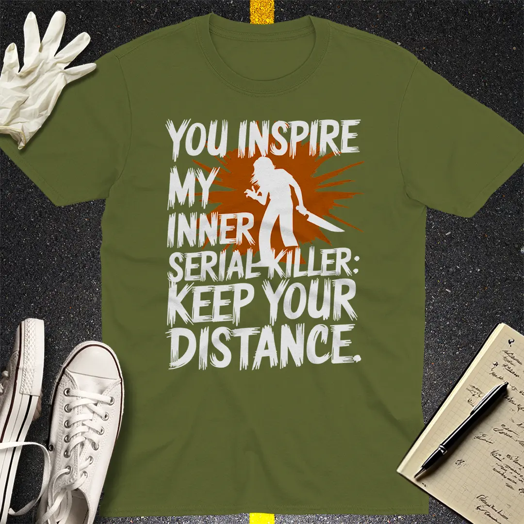 Crows Before Bros T-shirt - Military Green