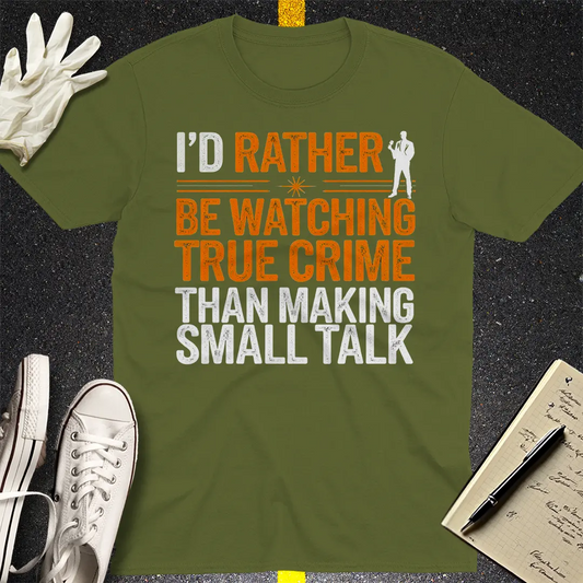 Crows Before Bros T-shirt - Military Green