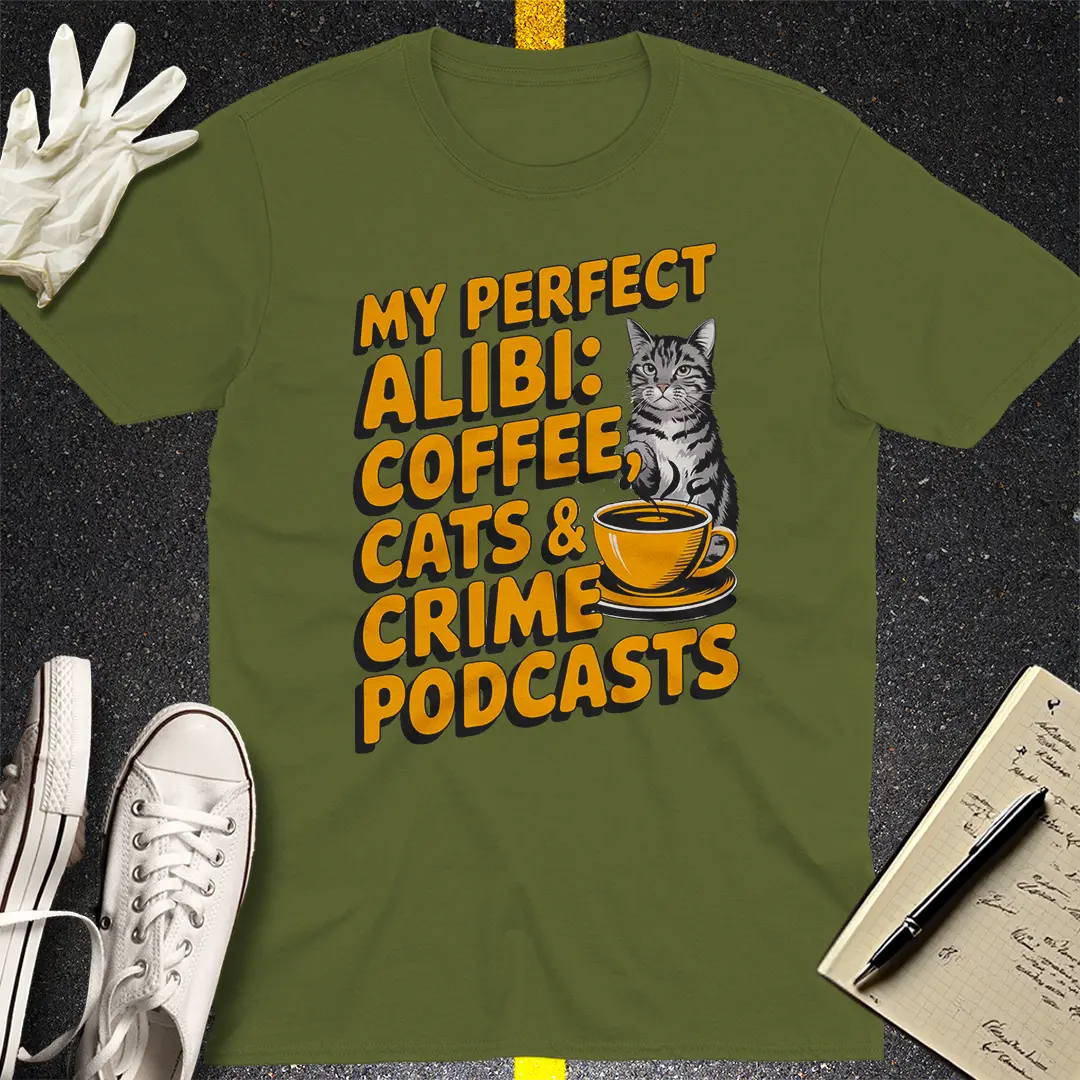 Crows Before Bros T-shirt - Military Green