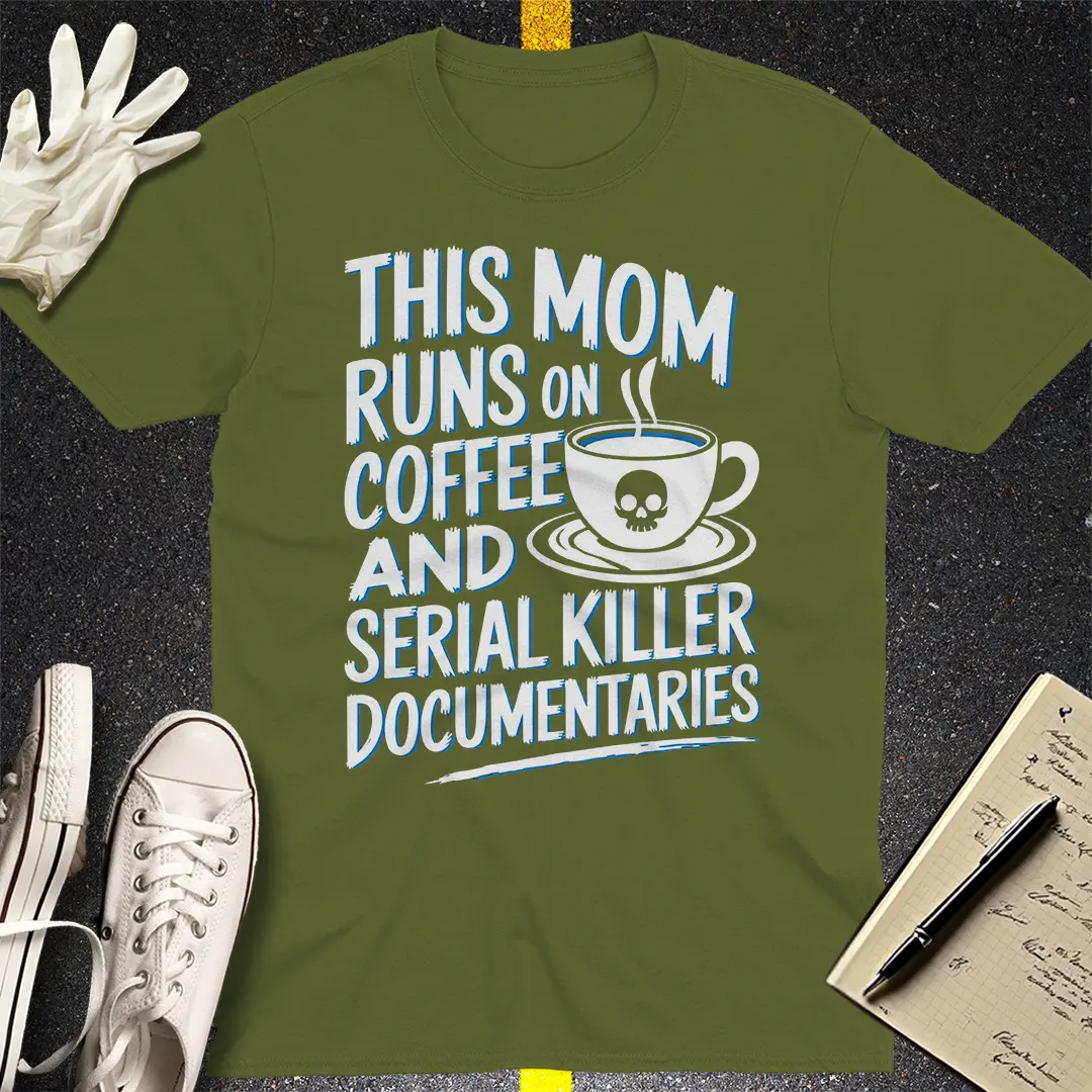 Crows Before Bros T-shirt - Military Green