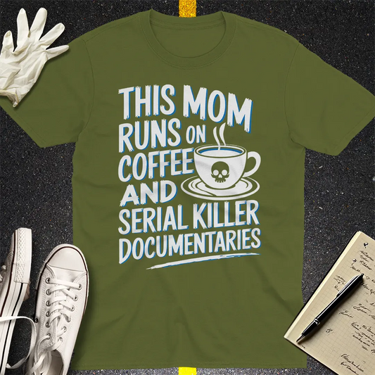 Crows Before Bros T-shirt - Military Green