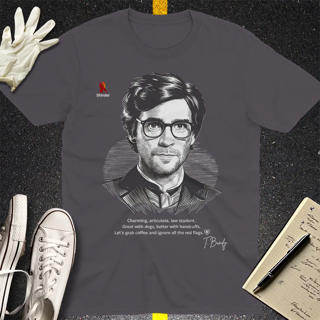 Crows Before Bros T-shirt - Charcoal