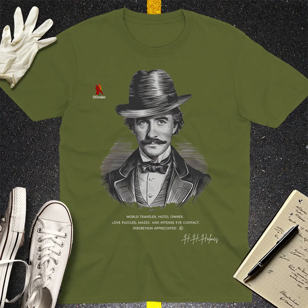 Crows Before Bros T-shirt - Military Green