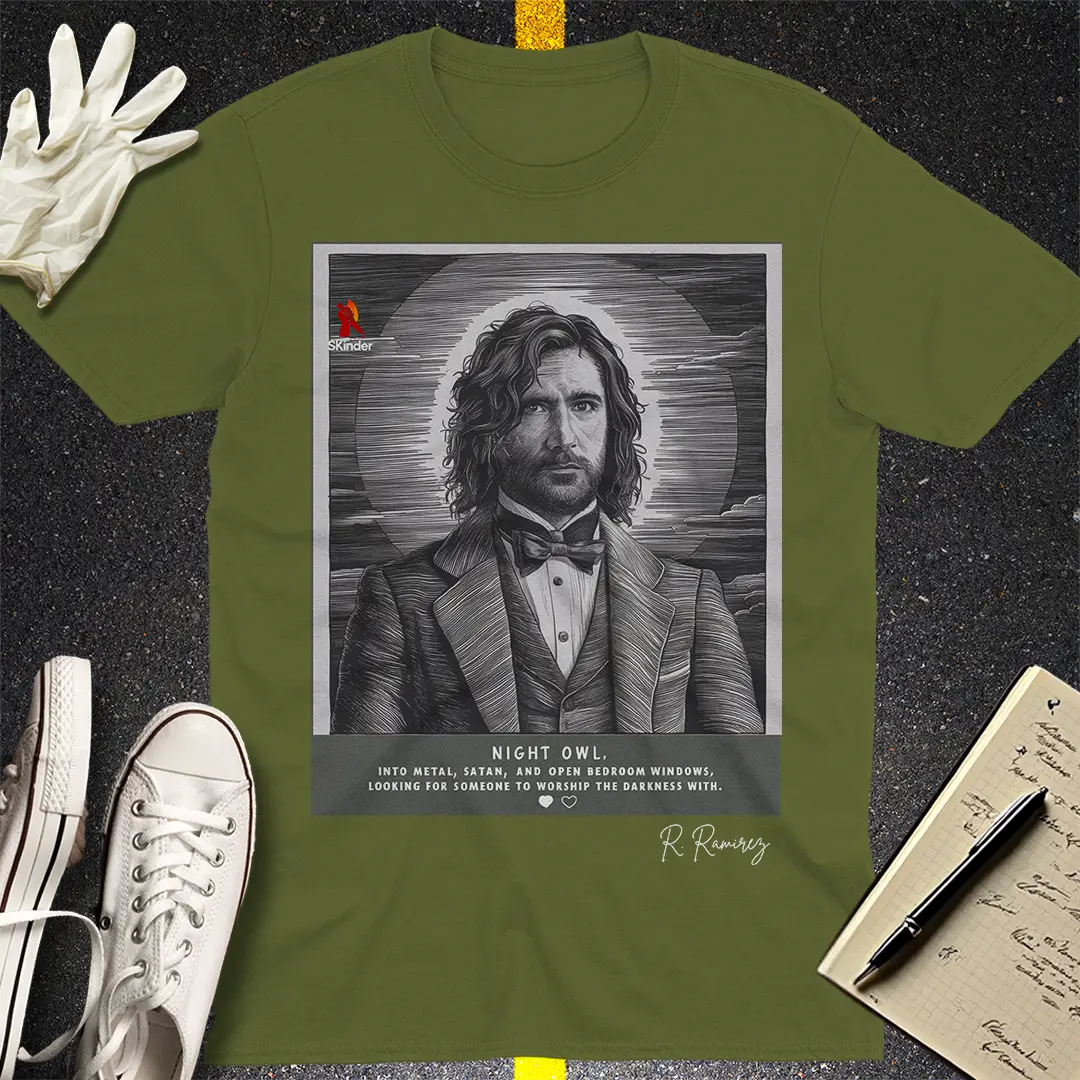 Crows Before Bros T-shirt - Military Green