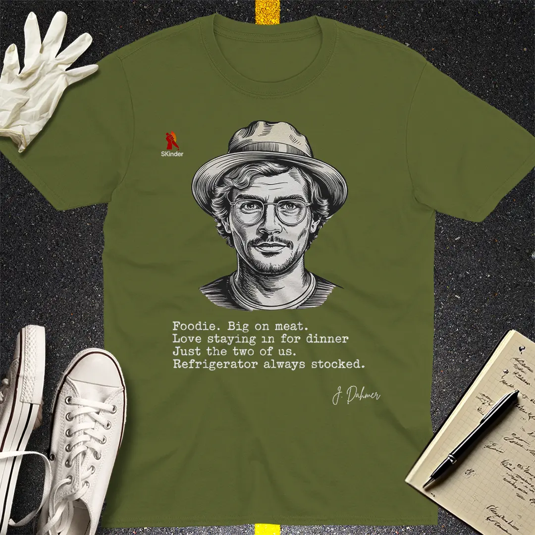 Crows Before Bros T-shirt - Military Green