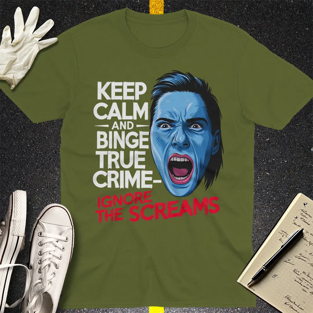 Crows Before Bros T-shirt - Military Green