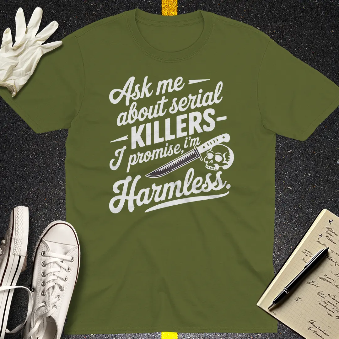 Crows Before Bros T-shirt - Military Green