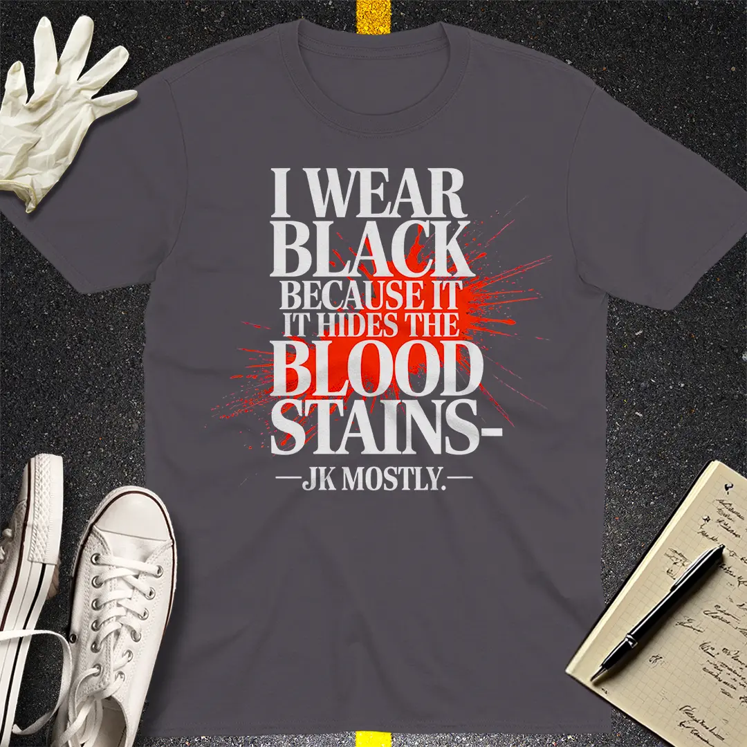 Crows Before Bros T-shirt - Charcoal