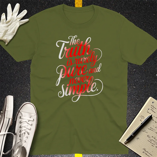 Crows Before Bros T-shirt - Military Green