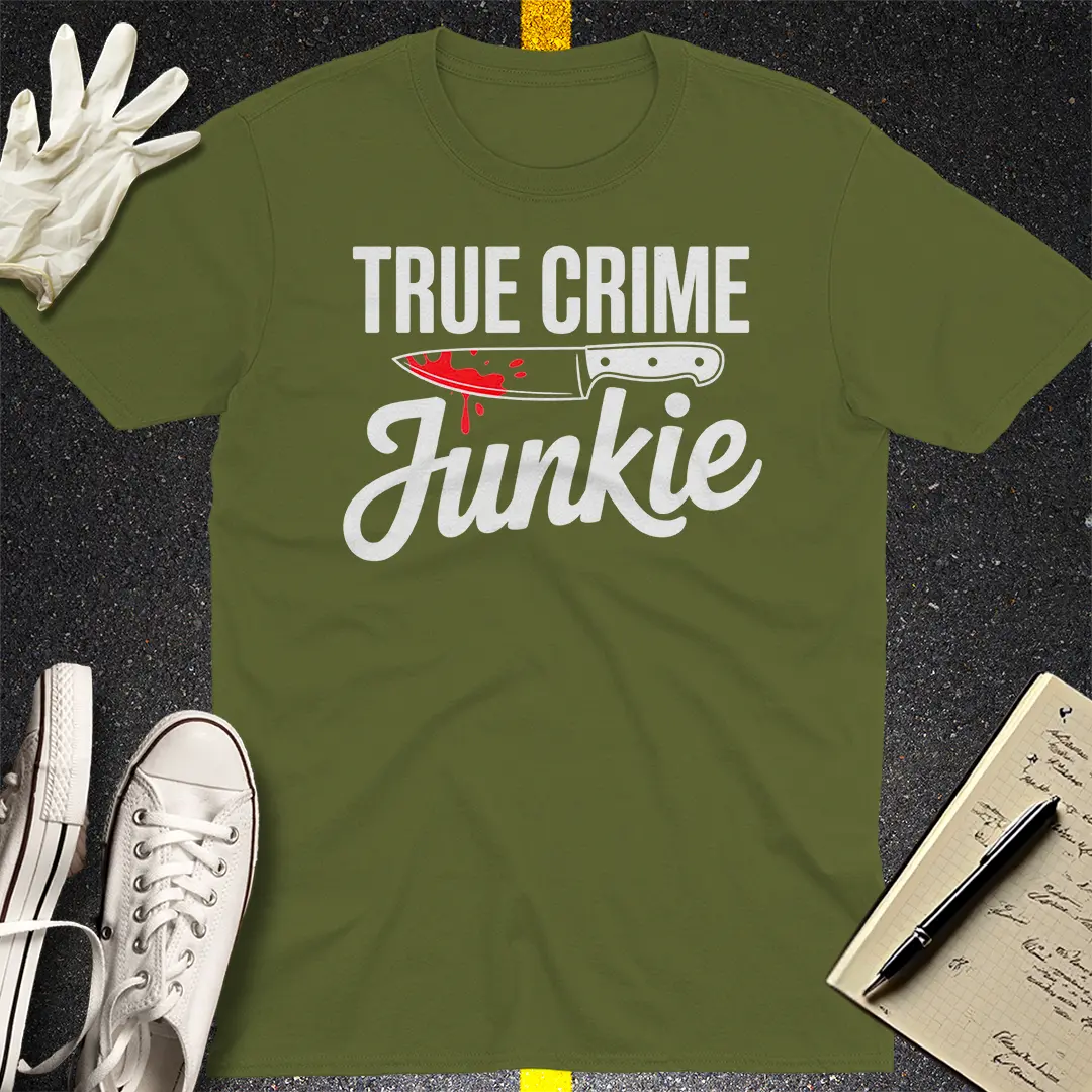 Crows Before Bros T-shirt - Military Green