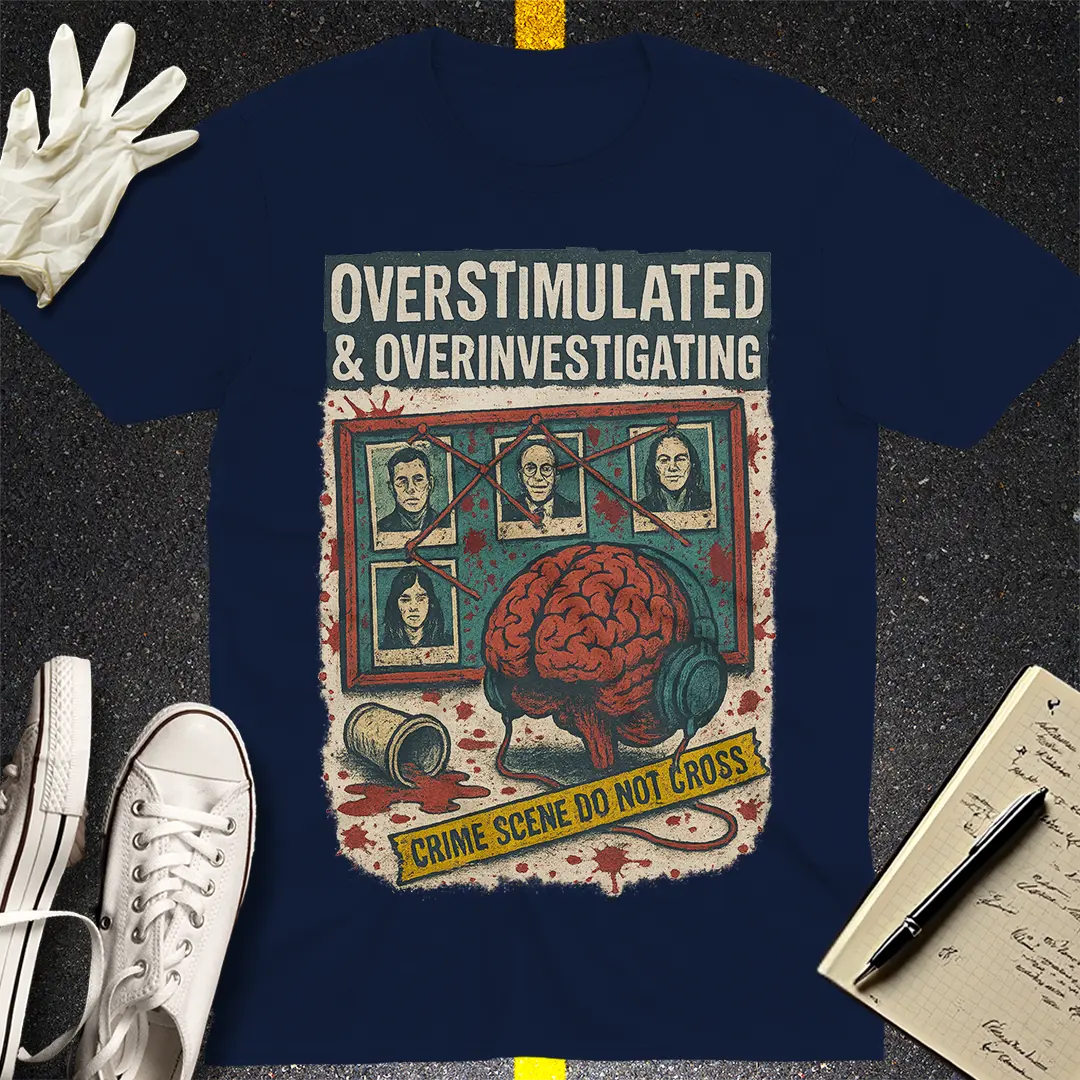 Crows Before Bros T-shirt - Navy
