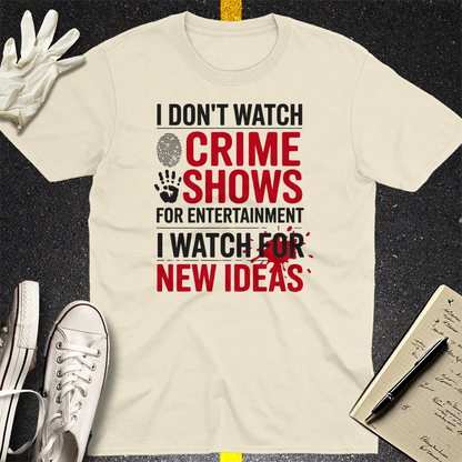 Crows Before Bros T-shirt - Natural