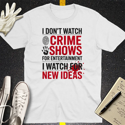 Crows Before Bros T-shirt - White