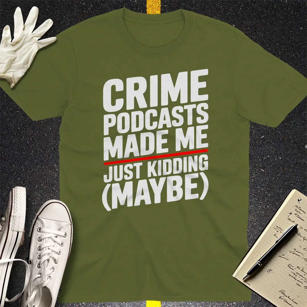 Crows Before Bros T-shirt - Military Green