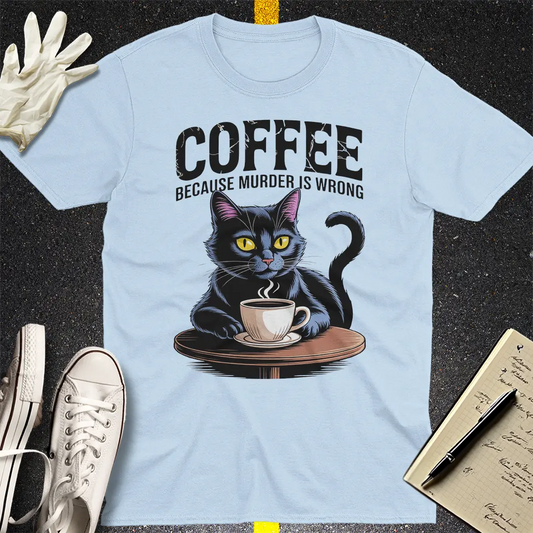Crows Before Bros T-shirt - Light Blue