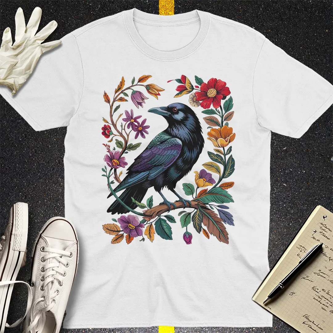 Crows Before Bros T-shirt - White