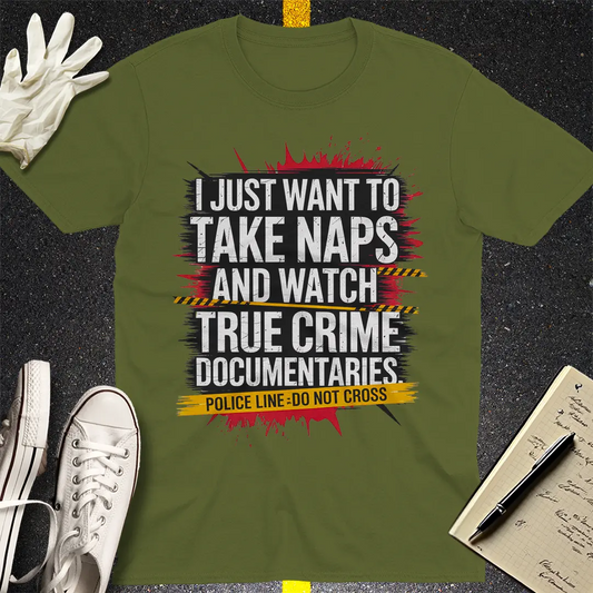 Crows Before Bros T-shirt - Military Green