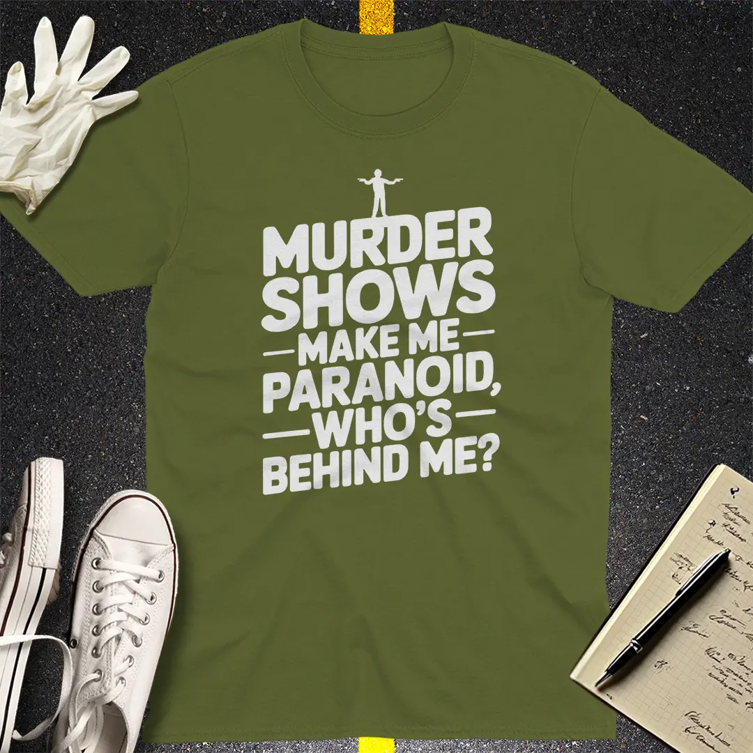 Crows Before Bros T-shirt - Military Green