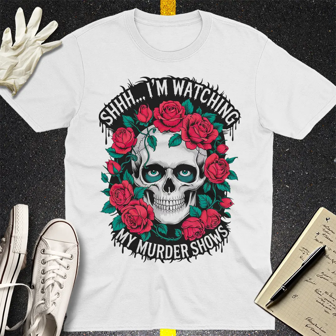 Crows Before Bros T-shirt - White