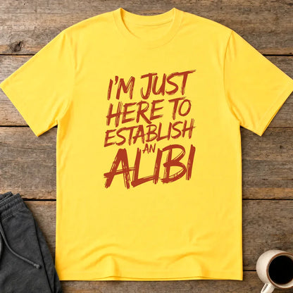 Establish an Alibi T-Shirt - Daisy