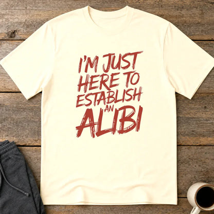 Establish an Alibi T-Shirt - Natural
