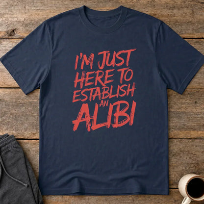 Establish an Alibi T-Shirt - Navy