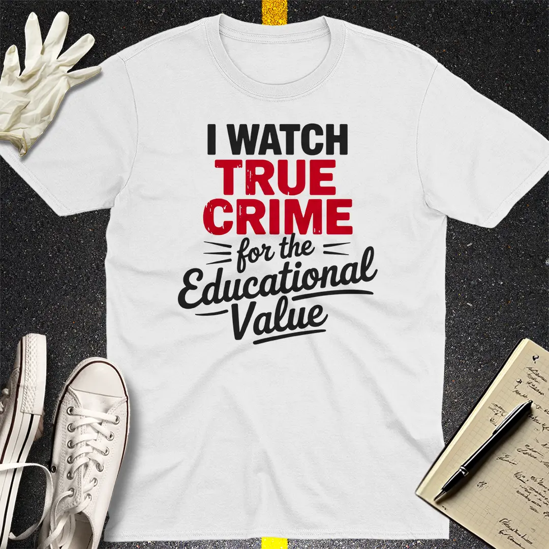 Crows Before Bros T-shirt - White