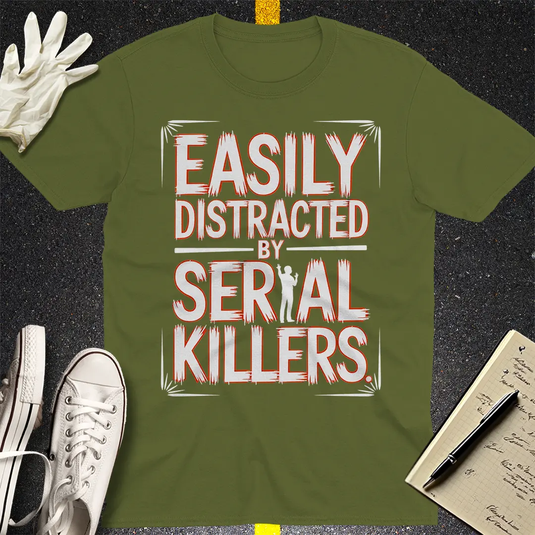 Crows Before Bros T-shirt - Military Green