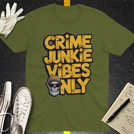 Crows Before Bros T-shirt - Military Green