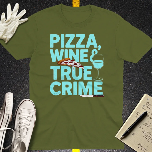 Crows Before Bros T-shirt - Military Green