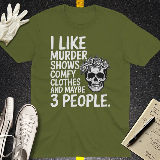 Crows Before Bros T-shirt - Military Green