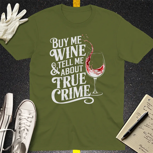 Crows Before Bros T-shirt - Military Green
