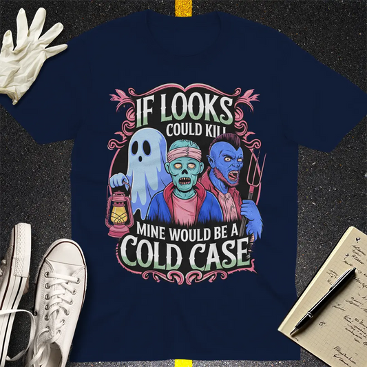 Crows Before Bros T-shirt - Navy