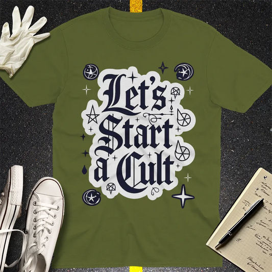 Crows Before Bros T-shirt - Military Green