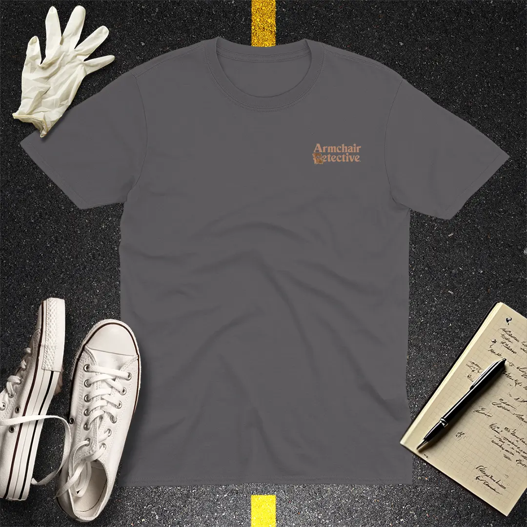 Armchair Detective T-Shirt - Charcoal