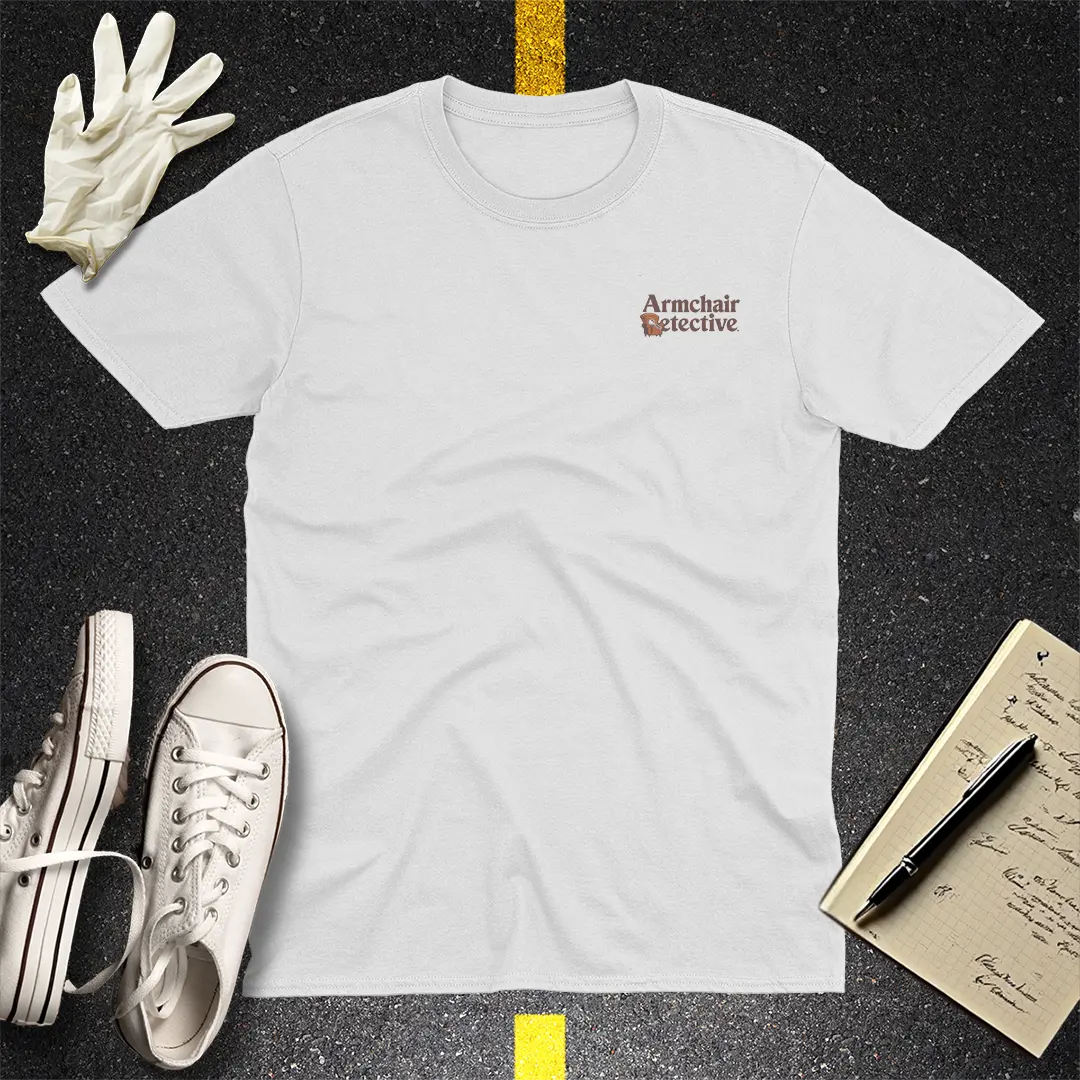 Armchair Detective T-Shirt - White