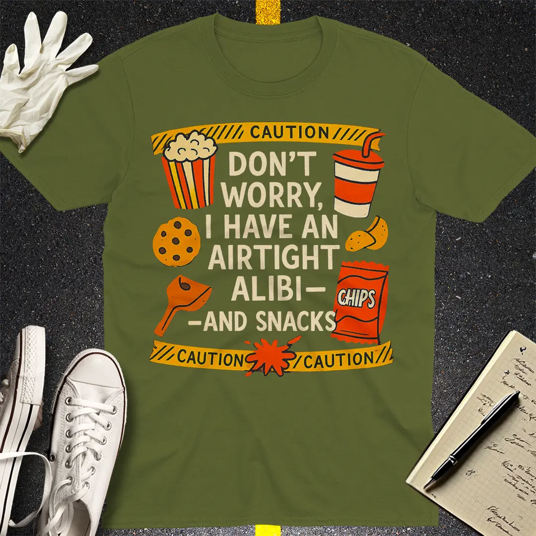 Crows Before Bros T-shirt - Military Green