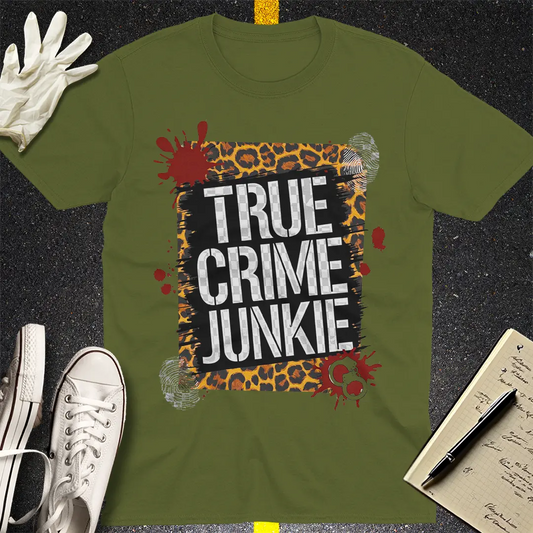 Crows Before Bros T-shirt - Military Green