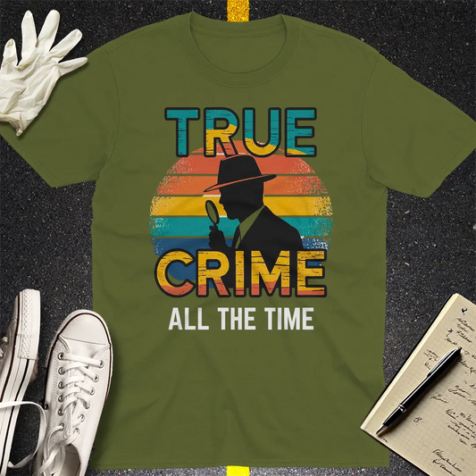 Crows Before Bros T-shirt - Military Green