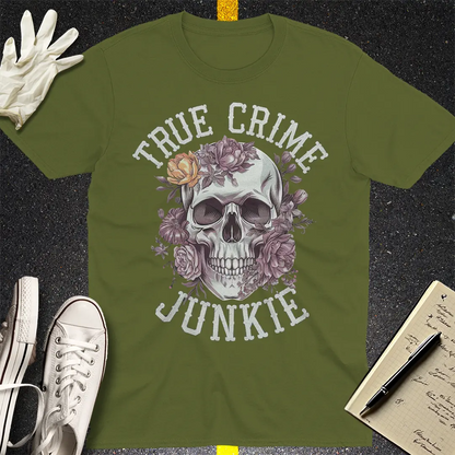 Crows Before Bros T-shirt - Military Green