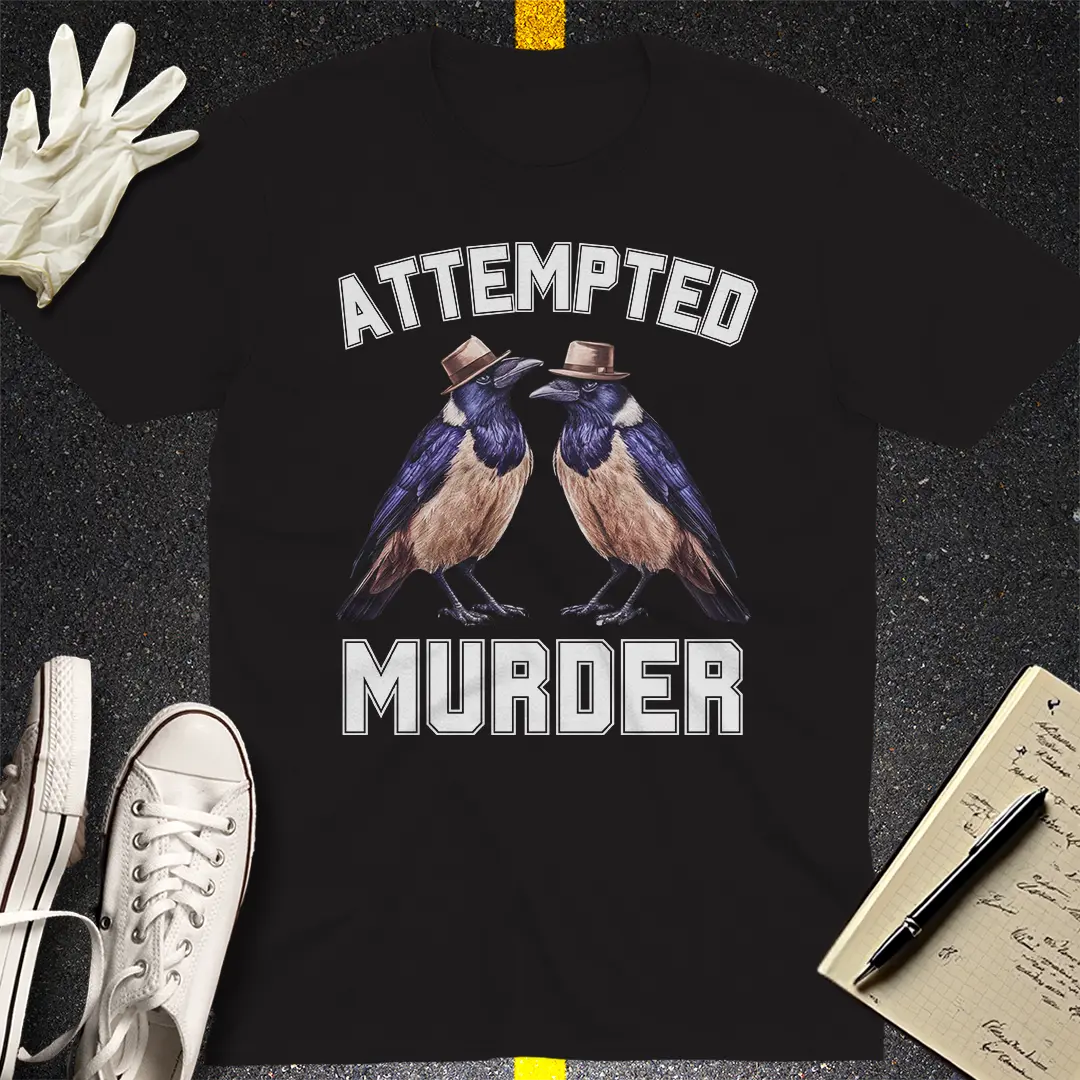 Crows Before Bros T-shirt - Black