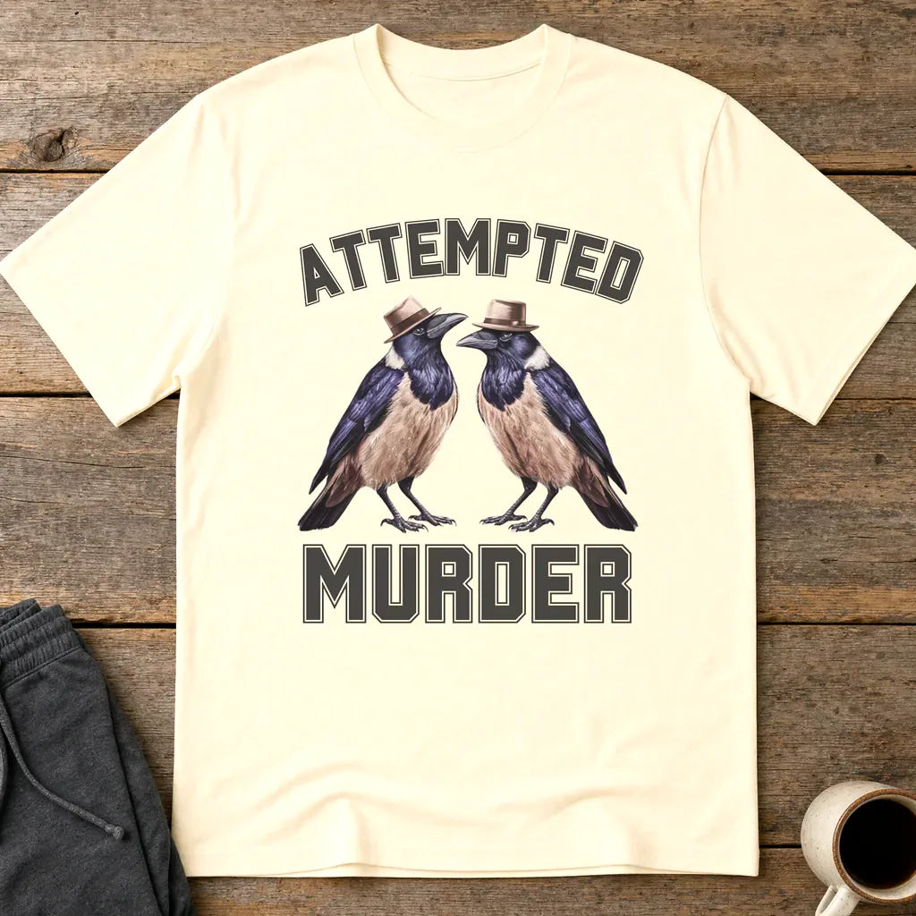 Attempted Murder T-Shirt - Natural