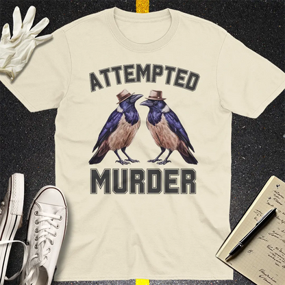 Crows Before Bros T-shirt - Natural